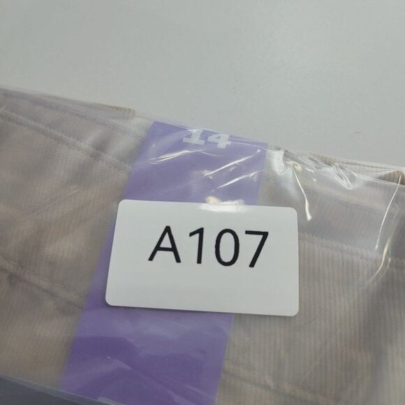 NEW Weatherproof Vintage Corduroy Womens 14 Tan Wide-Leg Pants// 26PT - Picture 10 of 10